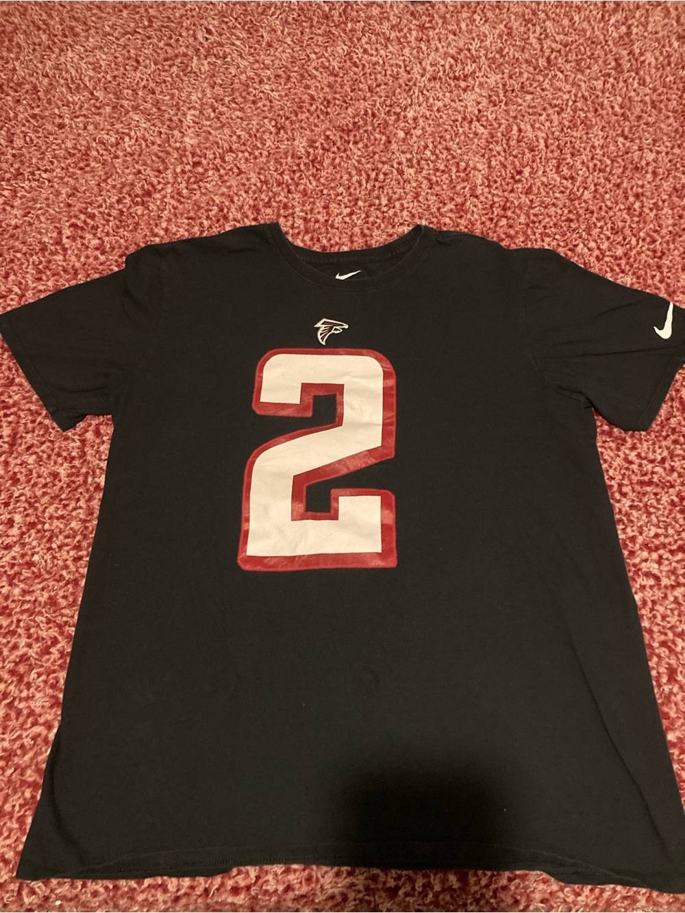 Nike Atlanta Falcons #2 Black Matt Ryan jersey Tee